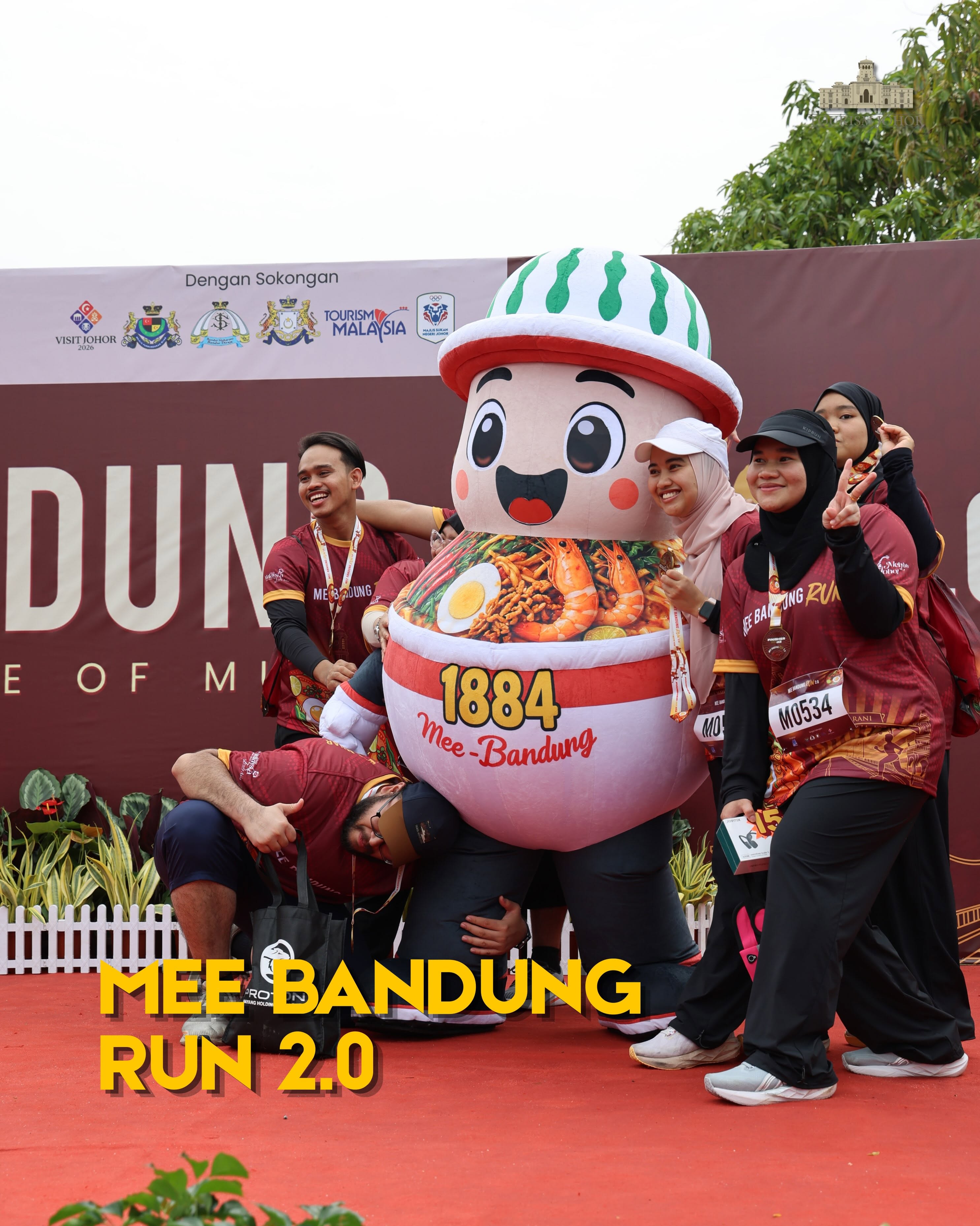 Mee Bandung Run 2.0 enlivens Muar with 2,000 participants